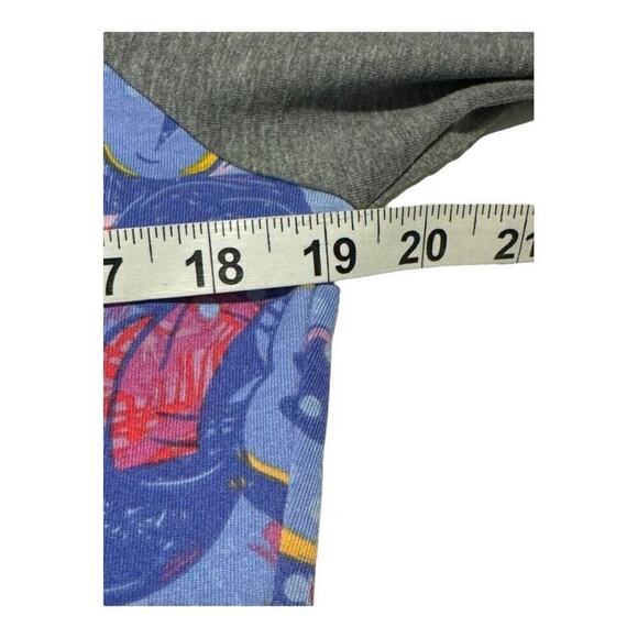 LuLaRoe Randy Women’s Small Purple & Gray Mickey Mouse Tee - Picture 5 of 6